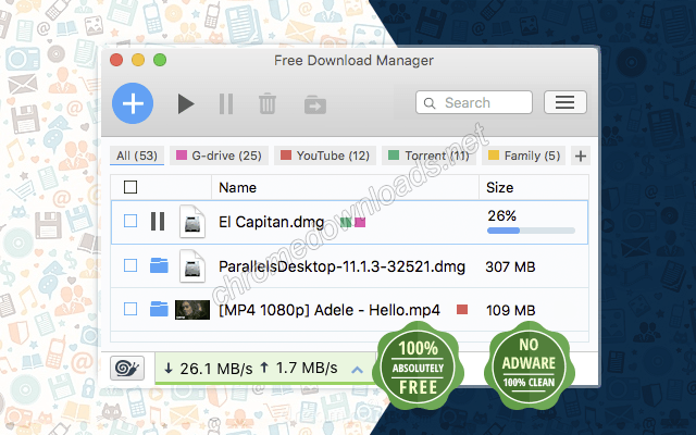 Free Download Manager 不输IDM的多线程下载神器介绍图2